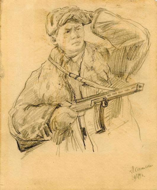 Ананьин А. М. Дозорный. 1944 Ананьин А. М. Дозорный. 1944